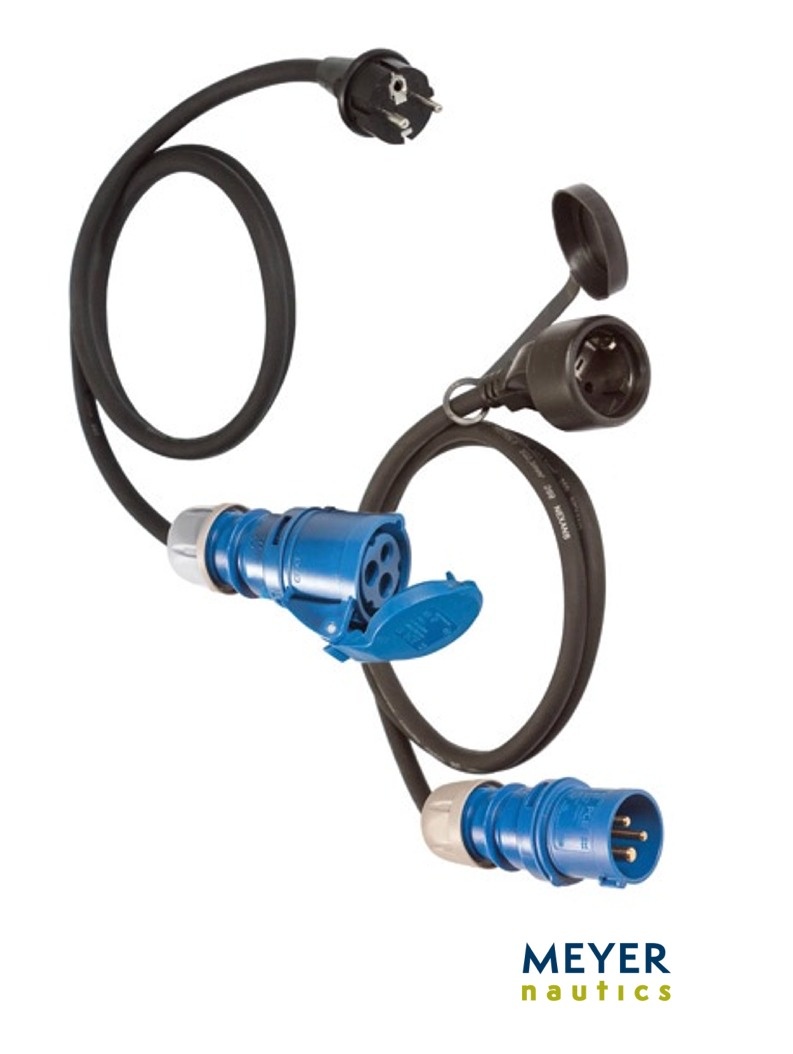 Adapterleitung 3-adrig 1,5m Schuko Bild 1