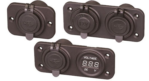 USB-Doppeleinbaudose Bild 1