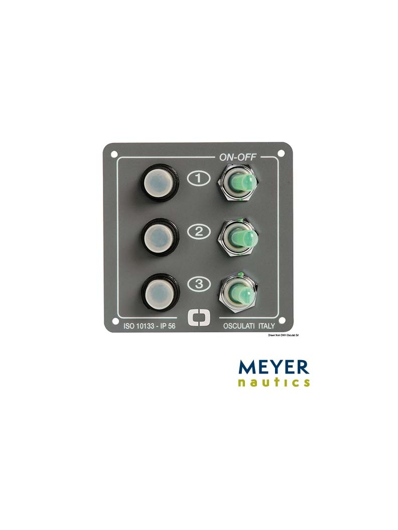 Schalttafel ELITE 3 Schalter Bild 1