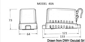 Automatikschalter Rule für Bilgenpumpen 40A 20A Bild 1