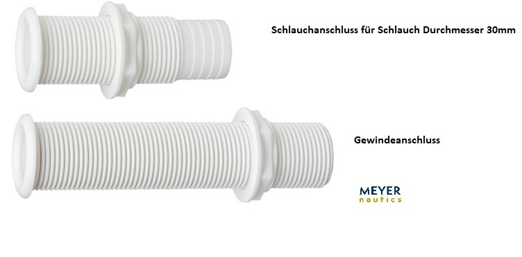 Lenzstutzen weiss- zwei Varianten verfügbar Bild 1