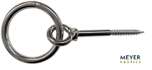 Ringbolzen Niro mit Holzgewinde Bild 1