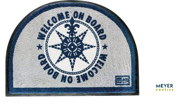 Fussmatte 700x500mm Welcome on Board Bild 1