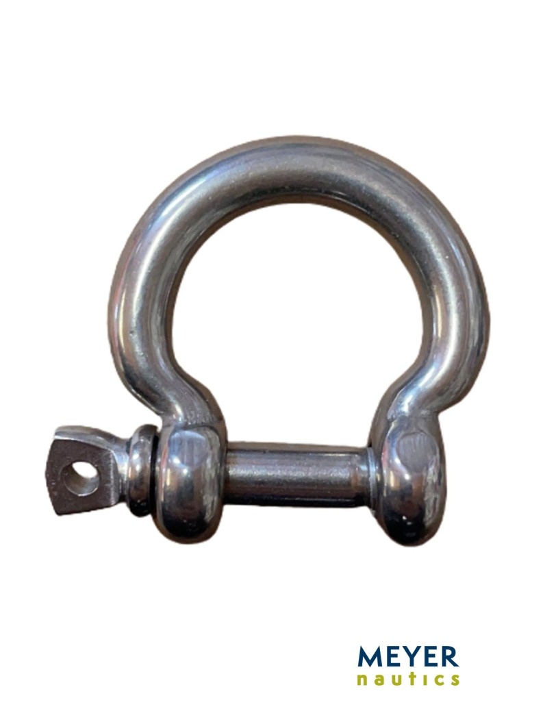 Schäkel Niro geschweift 8mm Bild 1