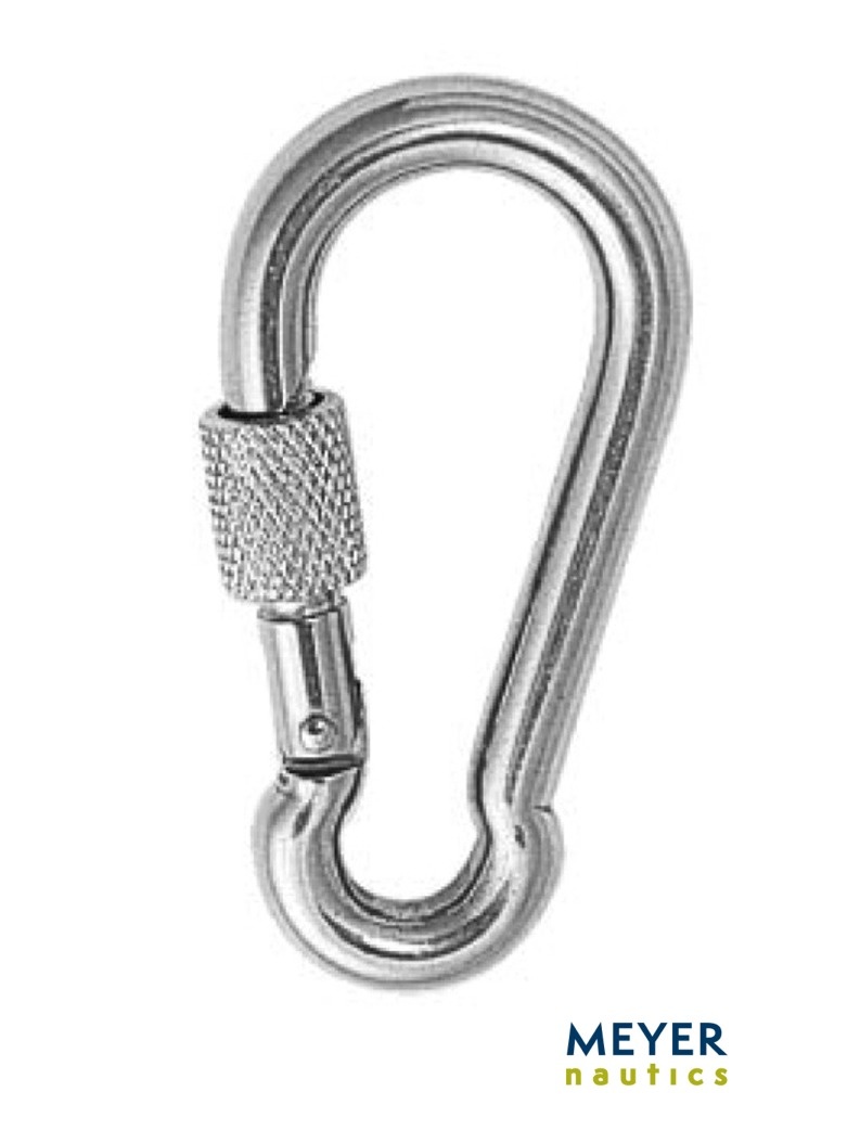 Karabiner Niro 60mm mit Schraubvers. Bild 2