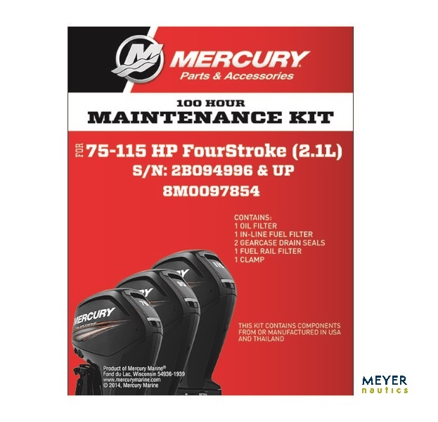 Service Kit F80-115 2,1L 100 Stunden Bild 1