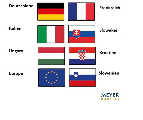 Nationalflagge 20x30cm - div. Länder verfügbar Bild 1