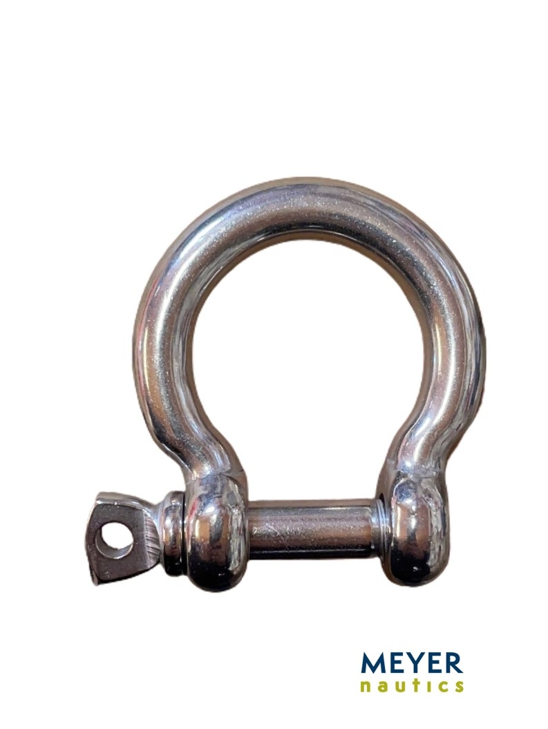 Schäkel Edelstahl geschweift Bild 1