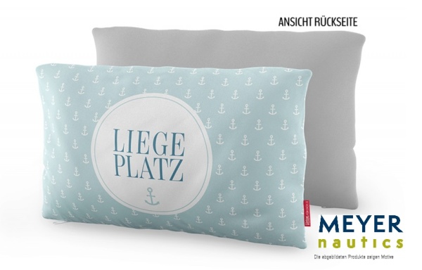 Kissen 25x40cm "Liegeplatz"