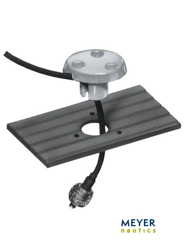 Decksdurchführung für bis zu 2 Kabel DM 6mm