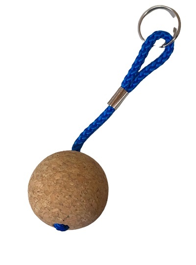 Schlüsselanhänger mit 1 Korkball 52mm
